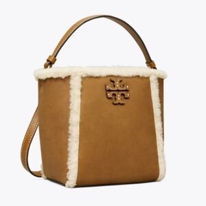 Tory Burch Mcgraw Shearing Small Bucket Tote